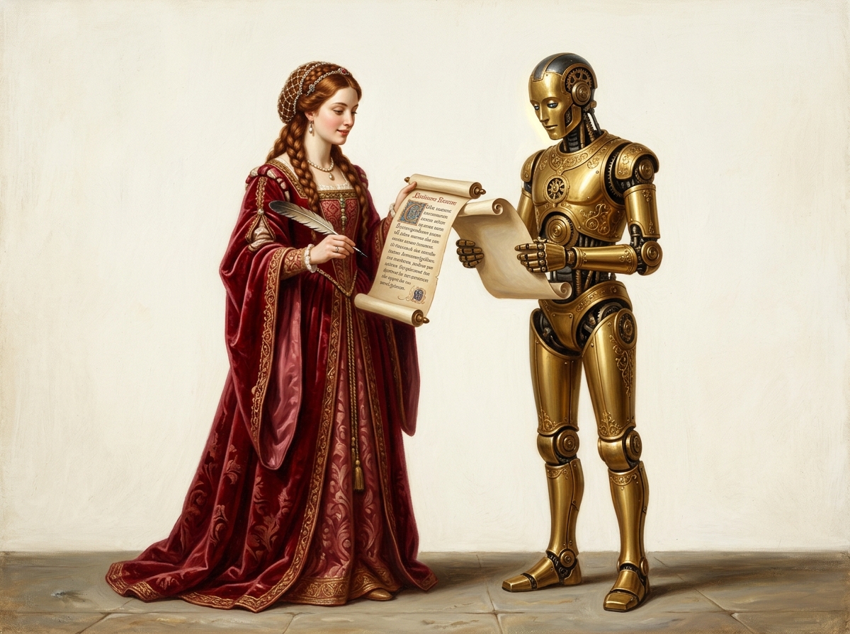 AI Robot and Human Expert
